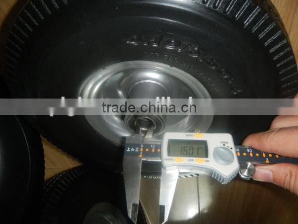 China pu wheels 3.50-4 with plastic rim for wagon