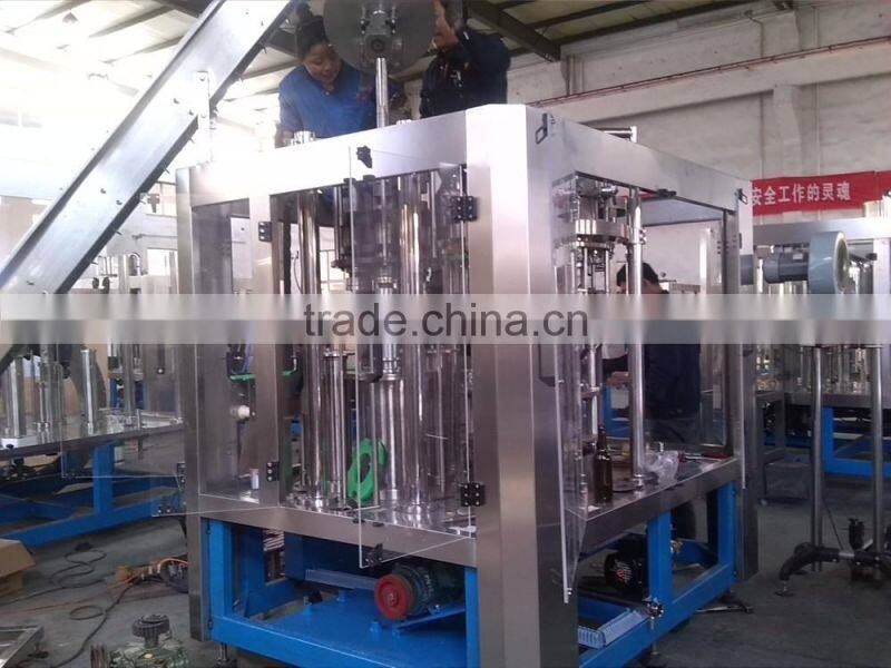 Glass bottling filling machine for beer