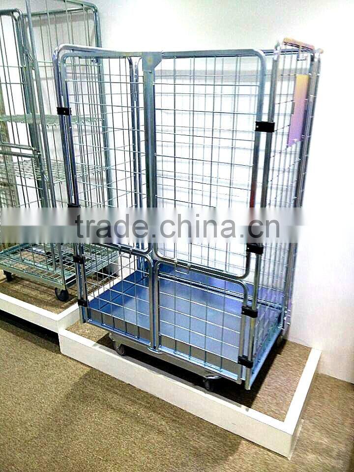 bulk trucks wire enclosure roll cage carts