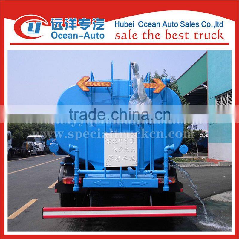 Dongfeng 4X2 drive wheel 12000liter tank drinking water tank truck for sale