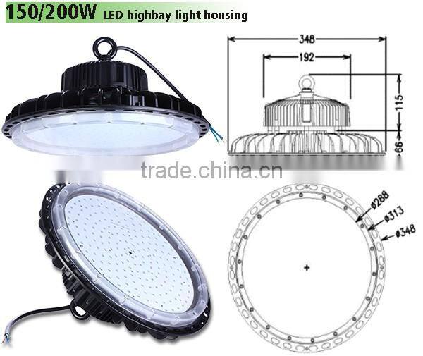150w aluminum UFO LED high bay light fixtures