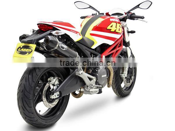 For SUZUKI GSX-R1300 2008- SM Motorcycle Exhaust Pipe LASER Delta slip-on mufflerset