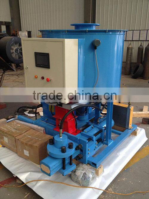 high performance hydraulic wood/ oil palm fibers brick making machine 7.5kw exported to Russia