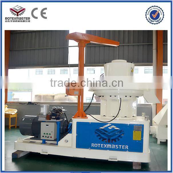Vertical ring die wood pellet machine pellet press 1.5-2.5T/H with Automatic lubrication