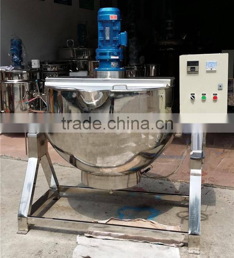 Tilting electric heating cooking kettle