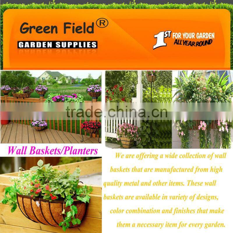 Metal Hanging Wall Baskets with Coir Liner