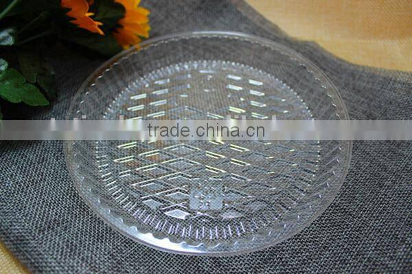 Disposable plastic cover for aluminum foil paper bowl