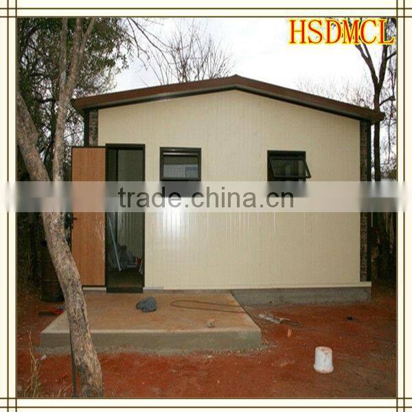 China stainless steel plate sandwich panel prefab house