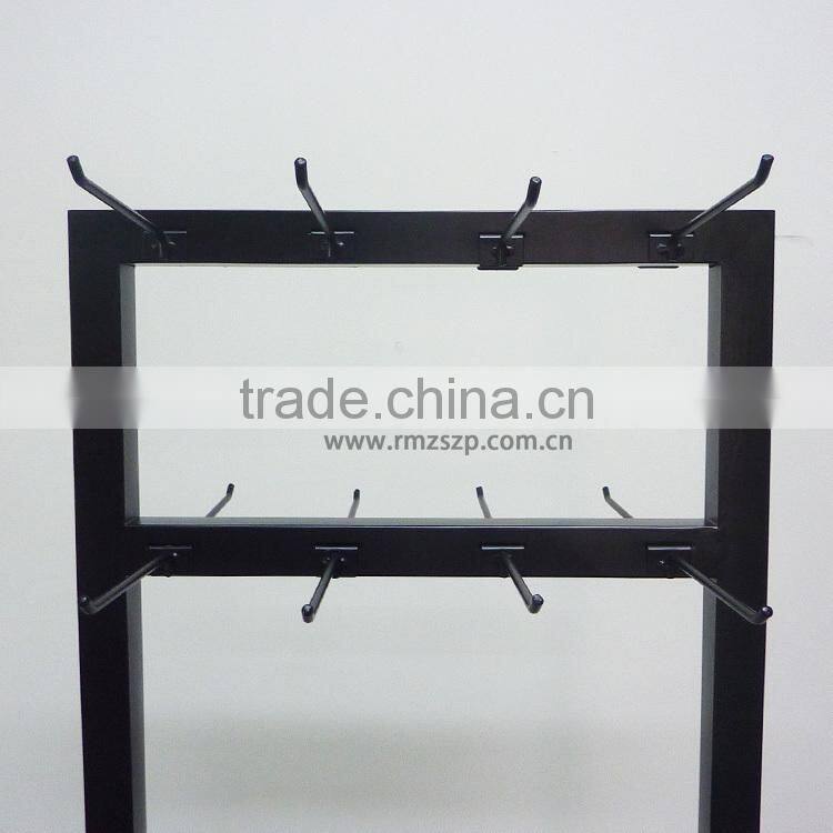 Knocked-down metal leather belt display rack/belt display stand