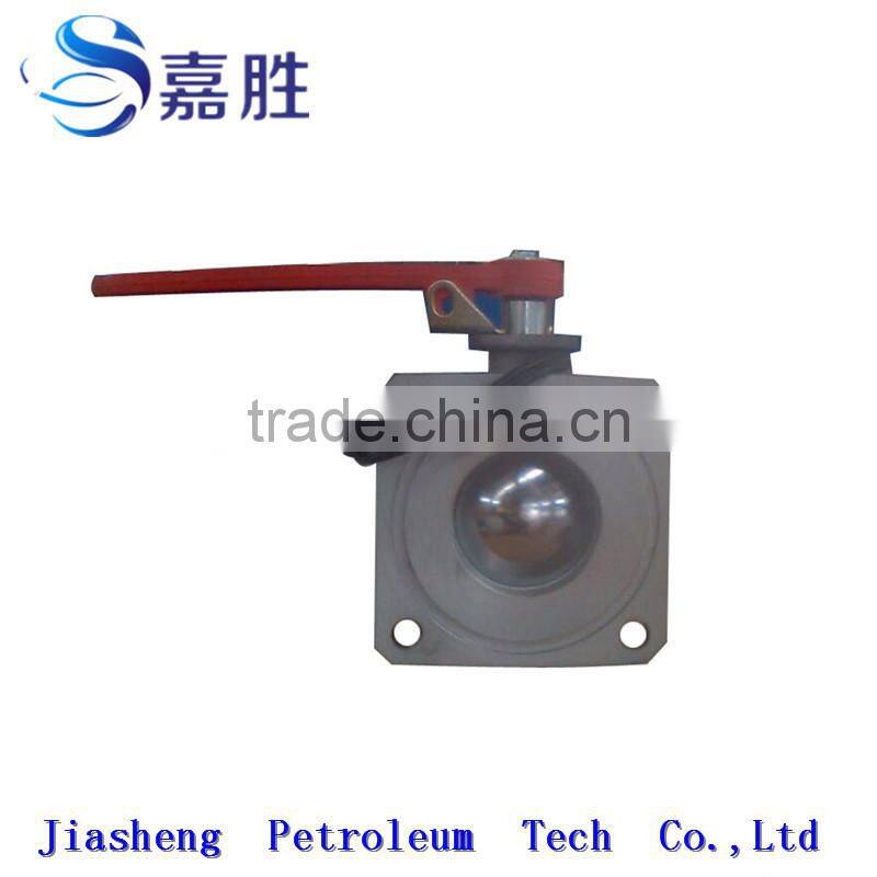 Factory Supply Aluminum Square Flange Ball Valves