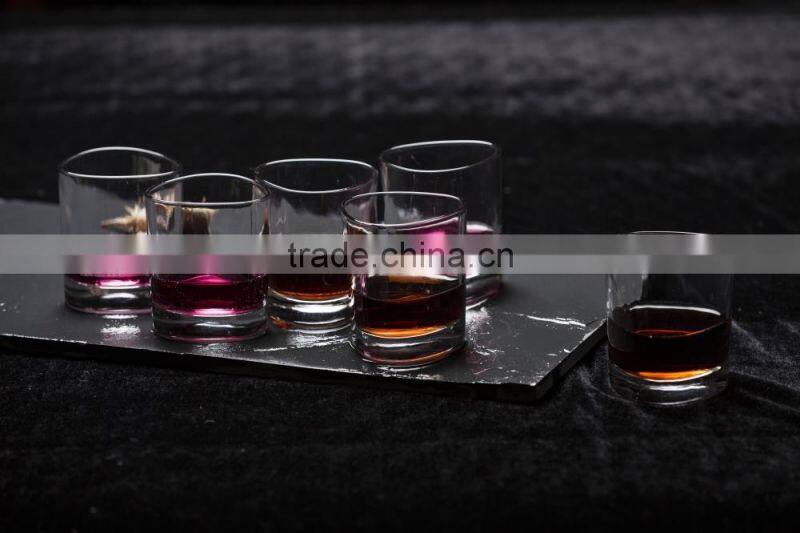 250ml clear glass wine glass cup shot cup