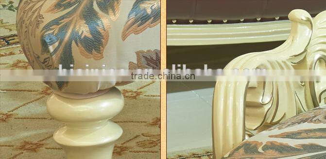Palace Princess Sofa chair, Special Designed Wood Carved Chaise Lounge Chair, European Bedroom Furniture Chair (BF01-ML031)