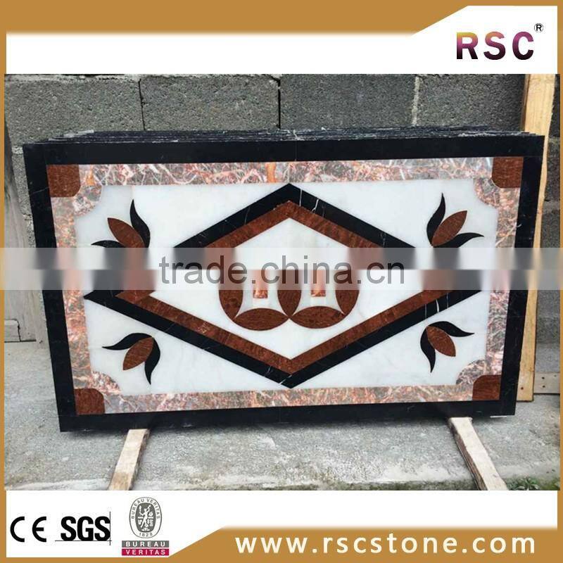 Marble pattern flooring , marble mosaic tile picture pattern