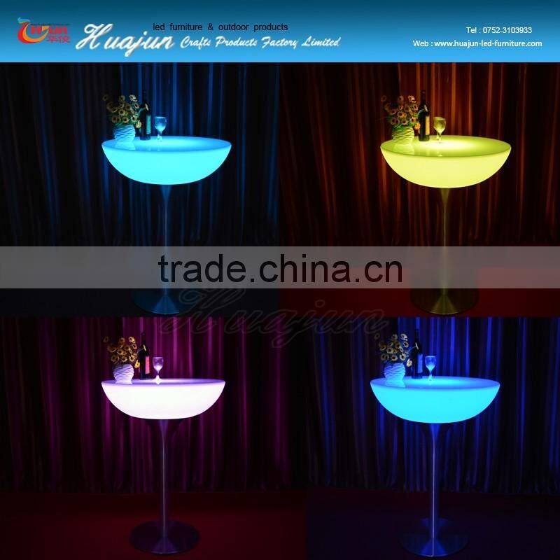 colour changing led table for bar,led party chair,led furniture