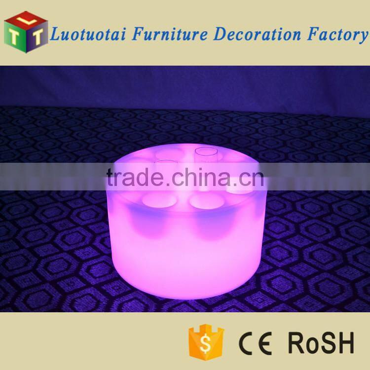 Manufacturer of LED bar furniture illuminated LED wine bottle tray/LED tray for beer bottle