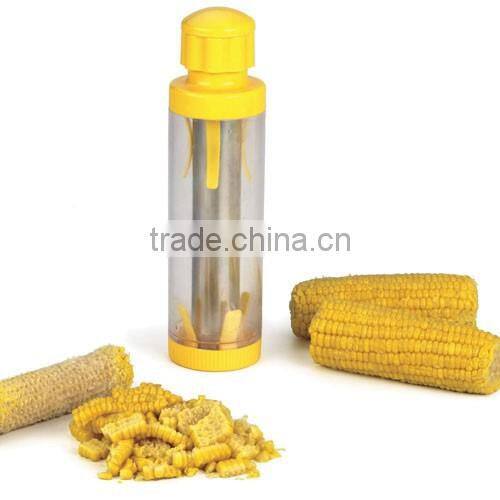 Factory Wholesale Deluxe No Mess Stainless Steel Corn Corer