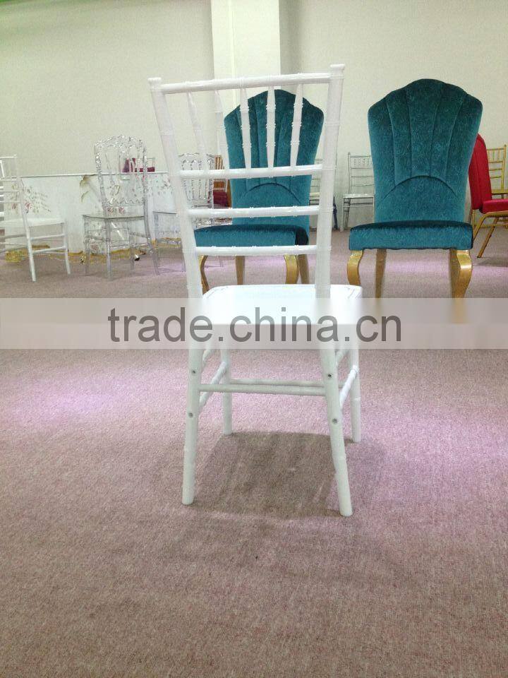 Bamboo furniture Plastic resin chiavari chair