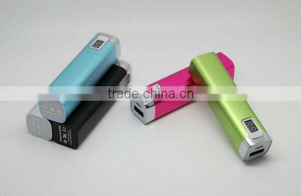 mini portable charger power bank 2600mAh ShenZhen factory