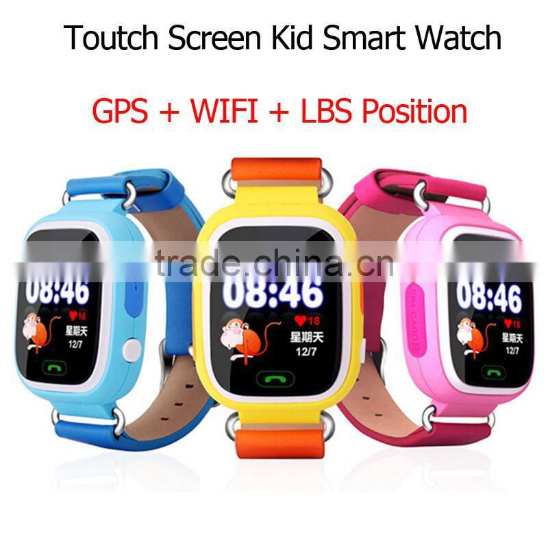 Q50/Q90 Smart Tourch GPS Watch For Kids with Russian and English Language