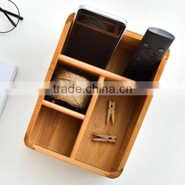 2017 Natural bamboo storage box, bamboo display wood box for storage, bamboo show box