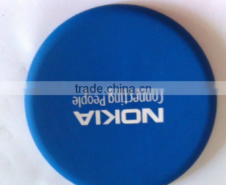 simple color with patterns printed silicone frisbee