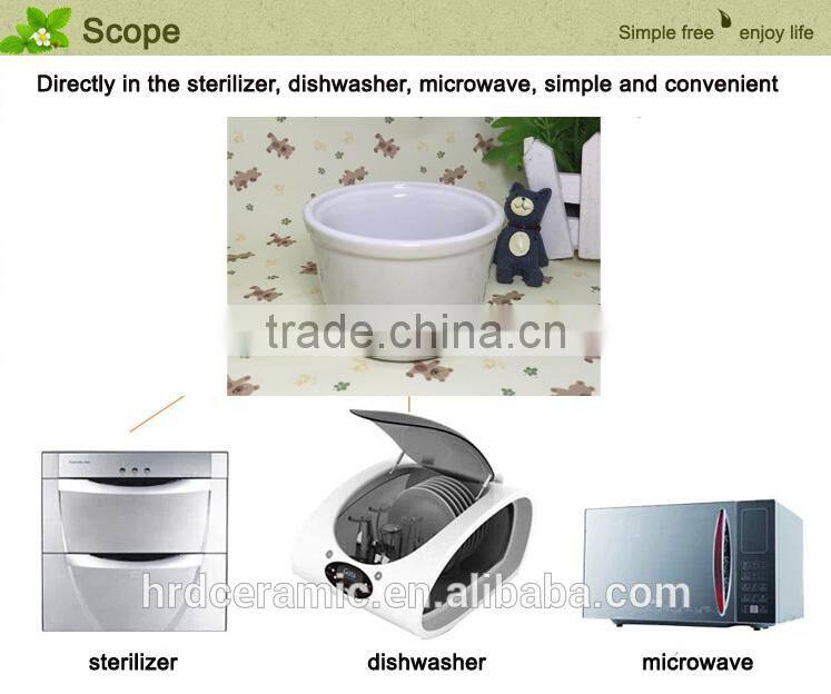 2015 Stocked cheap white ceramic rice/salad/soup bowls