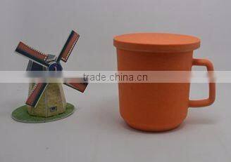 Eco Bamboo Fiber Print Cup/mug with Lid