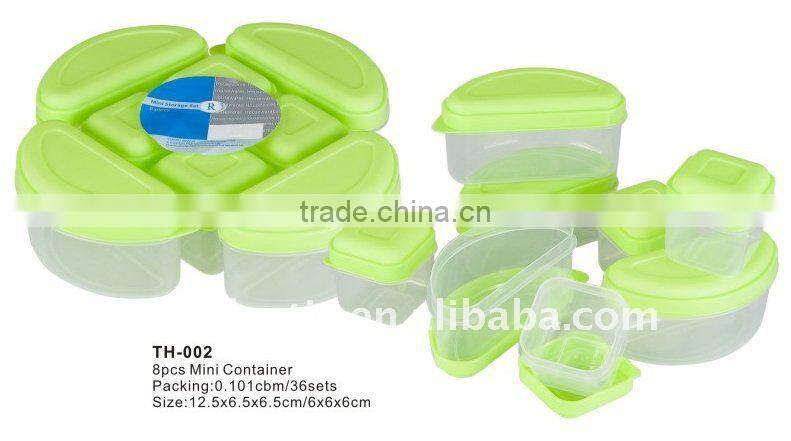 110ml BPA free food grade plastic food meal prep container storage lunch box set boite a vivres die Kasserolle