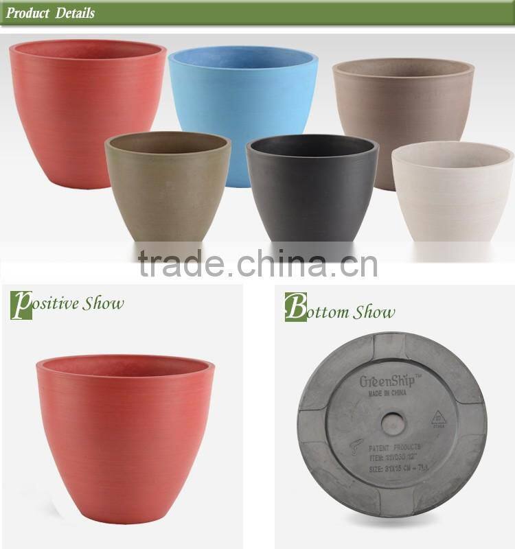 Home decorative indoor planter plastic