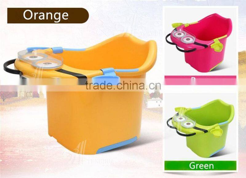 Minions Cartoon Big Size Plstic Bucket Baby Bath Tub Wholesale