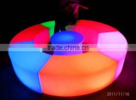 outdoor furniture/plastic glow furniture set