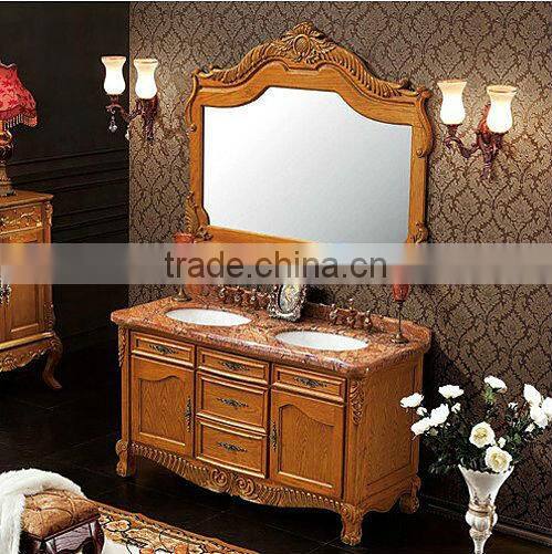 American Country Style Bath Cabinet,Hand Carved Vanities For Bathroom,Quality Solid Wood Vanity Bathroom(BF08-4076)