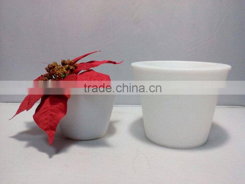 RBG color changing plastic PE LED flower pot home/garden decorations