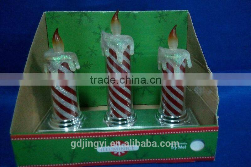 LED Light Acrylic colorful candle table decoration for 2015