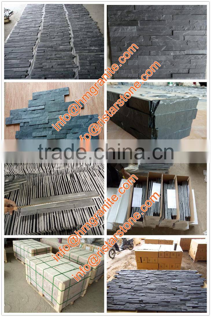 Cheapest natural China black slate stone