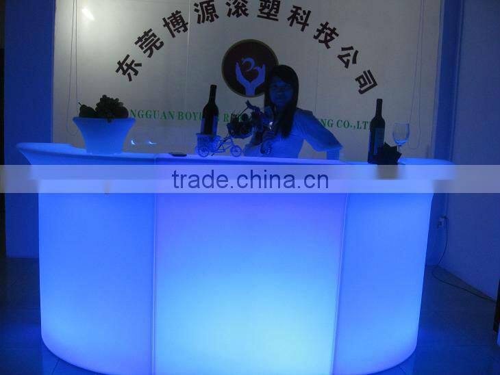 2013 LED straight bar table, jumbo bar with lighting