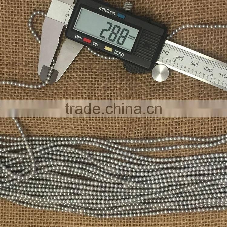 2-3mm grey freshwater pearl strand wholesale