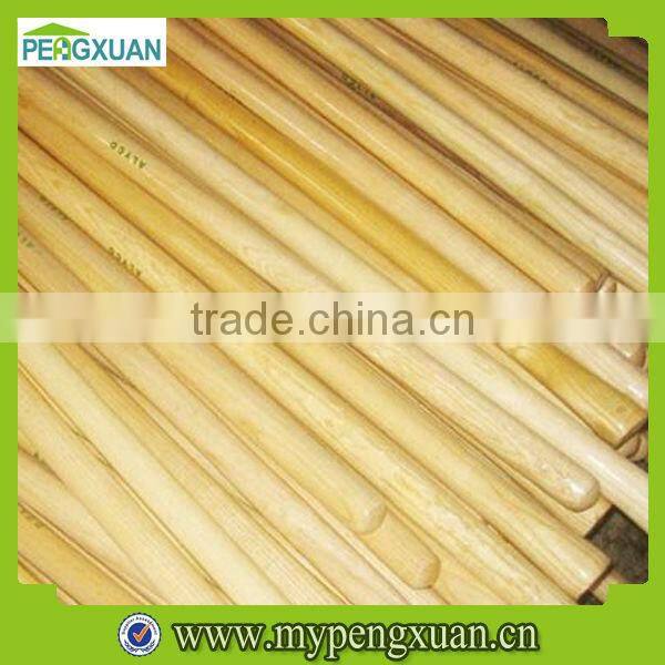 Italian thread 110 120 130 150cm long round varnished wooden broom handle for sale