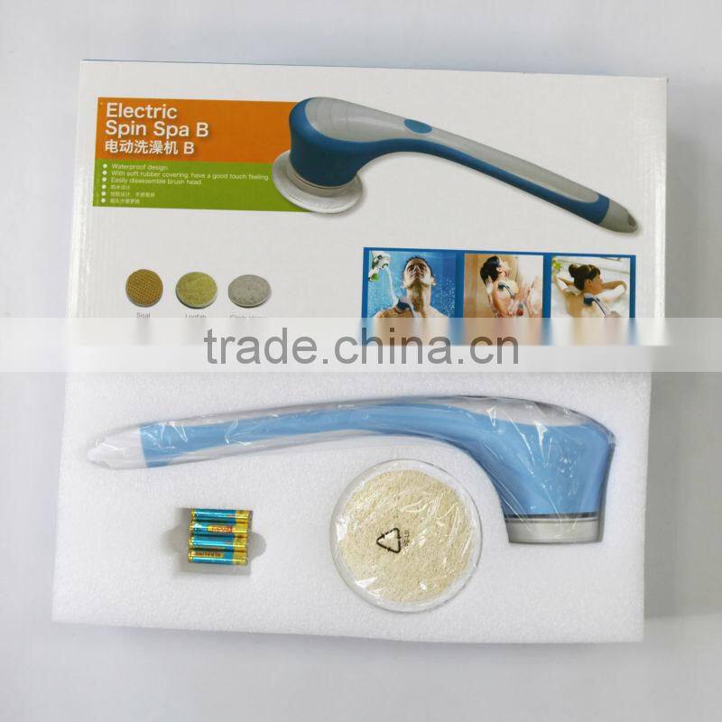 Body massaging brush