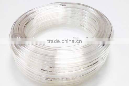 Flexible Plastic Water Pipe pvc air duct translucent 3/8"(14mm*10mm) used for pneumatic tools