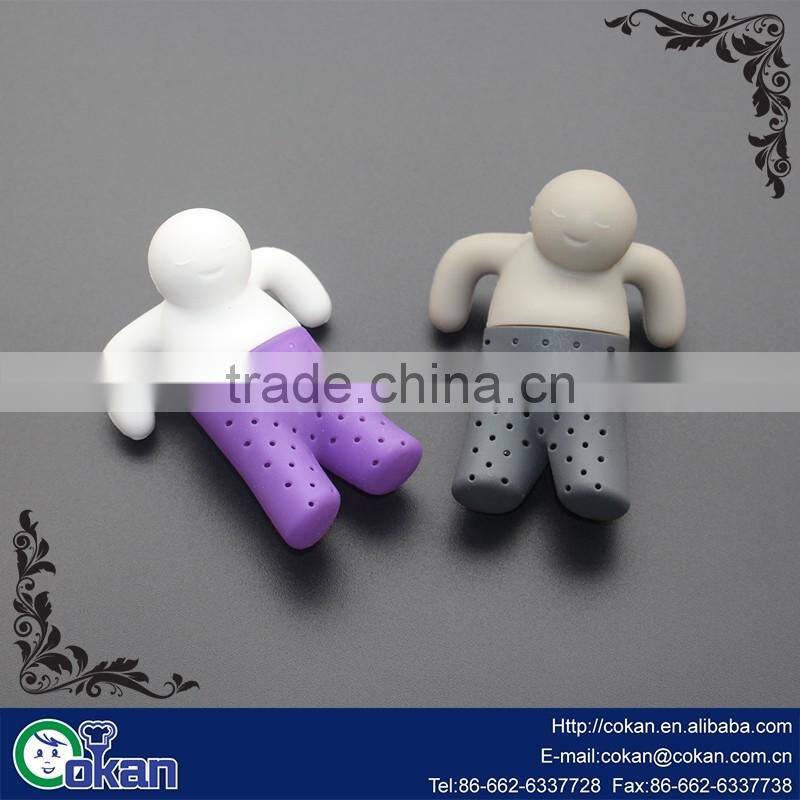 Funny Silicone Mr. tea infuser/ Tea Device CK-TI181
