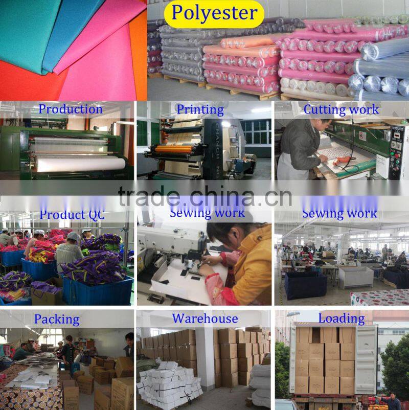 Wholesale floral folding duffle bags with inner zipper pocket and reusage recycle shopping travel bags with handles