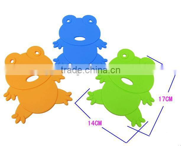 16030 frog shape silicone high temperature heat insulation mat kitchenwares silicone mat flexible silicone heating mat