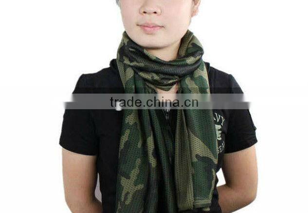 Camouflage scarf outdoor jungle scarf army scarf ,good price