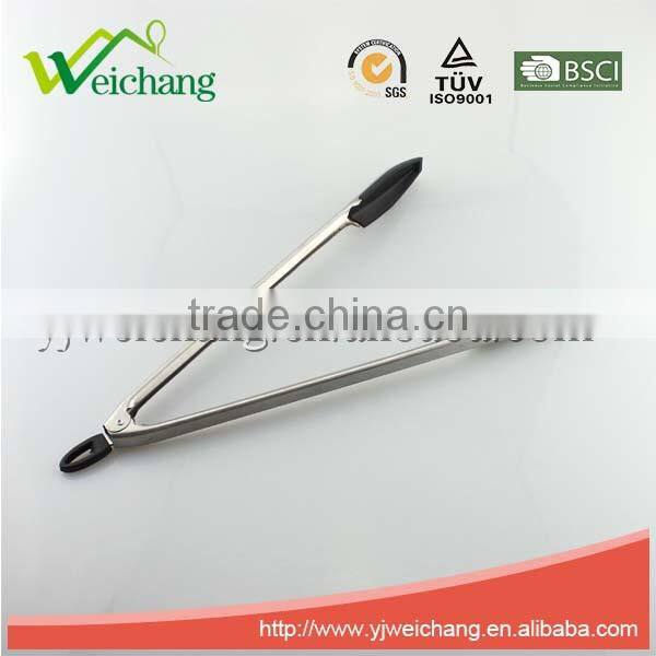 WCJ669 Premium Utility stainless steel with tpr Food Tongs BBQ Tongs hot sale