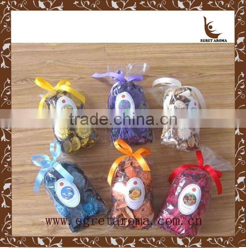 dired flower in OPP bag