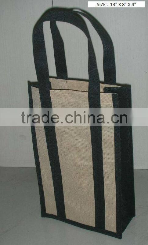 PP non- woven two bottle wine bag