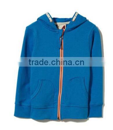 Childrens clothes Boys loose fit Zip Thru Hoodie / boys fleece hoody / boys zip up hoodie with kangaroo pocket