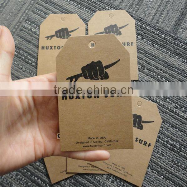 Custom Kraft Paper garments hang tags swing tags