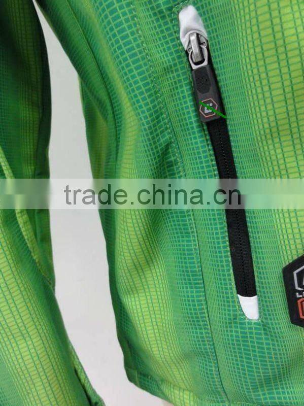 Ladies outdoor jacket with hood windproof waterproof